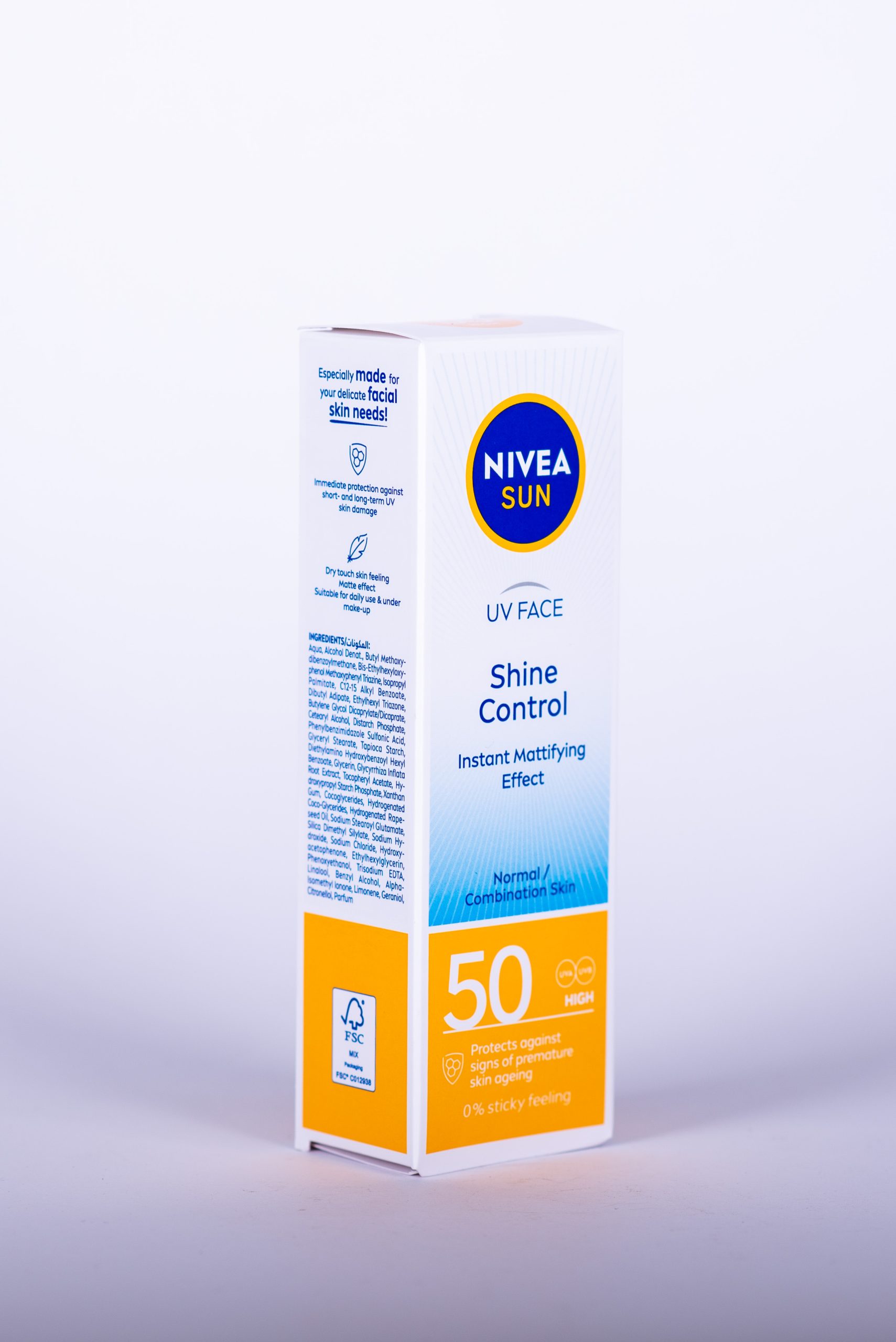 Nivea Sun UV Face Shine Control 50ml - Image 2