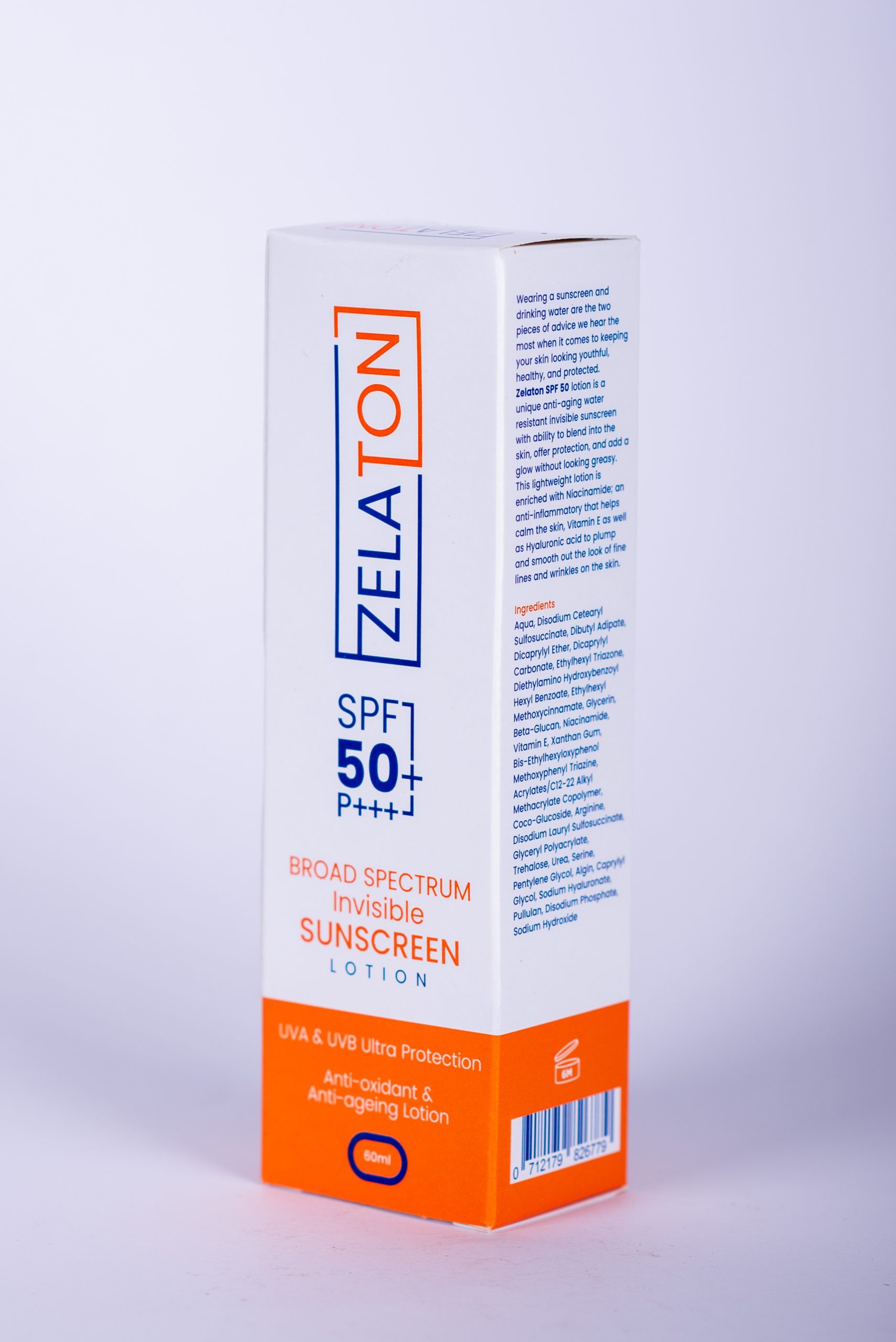 Zelaton SPF 50 Sunscreen Lotion 60ml - Image 2