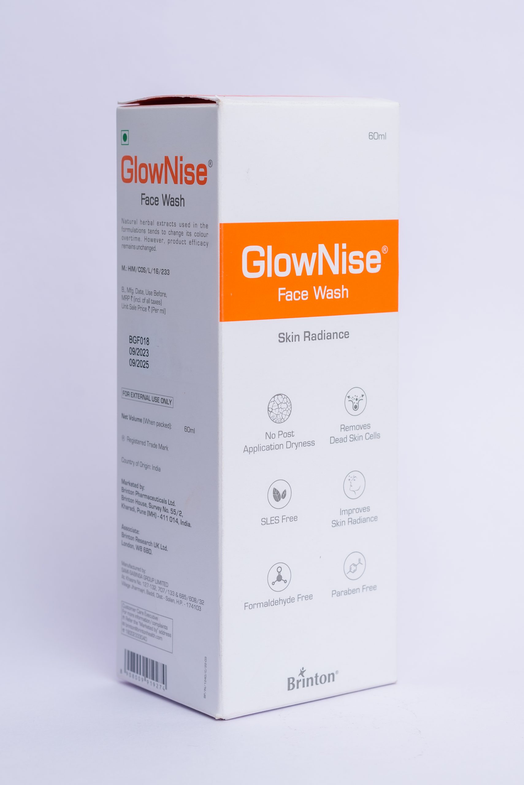 Glownise Face Wash - 60ml - Image 2
